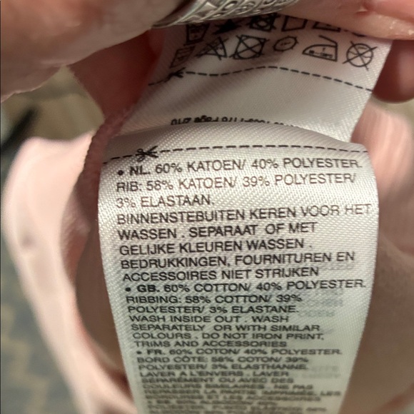 G-Star RAW logo Light Pink Crew Neck Sweater - Picture 5 of 5